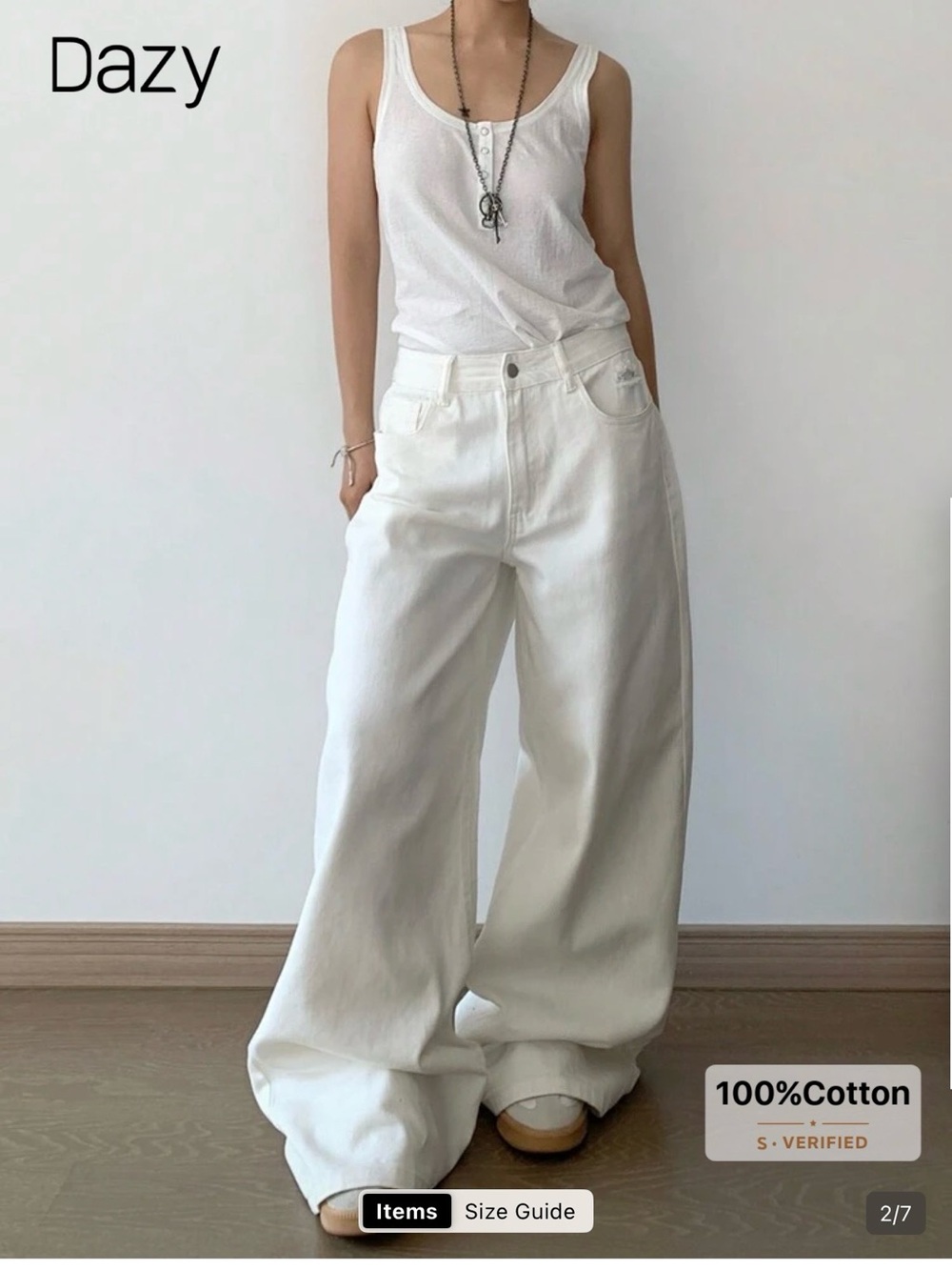 White Baggy Jeans